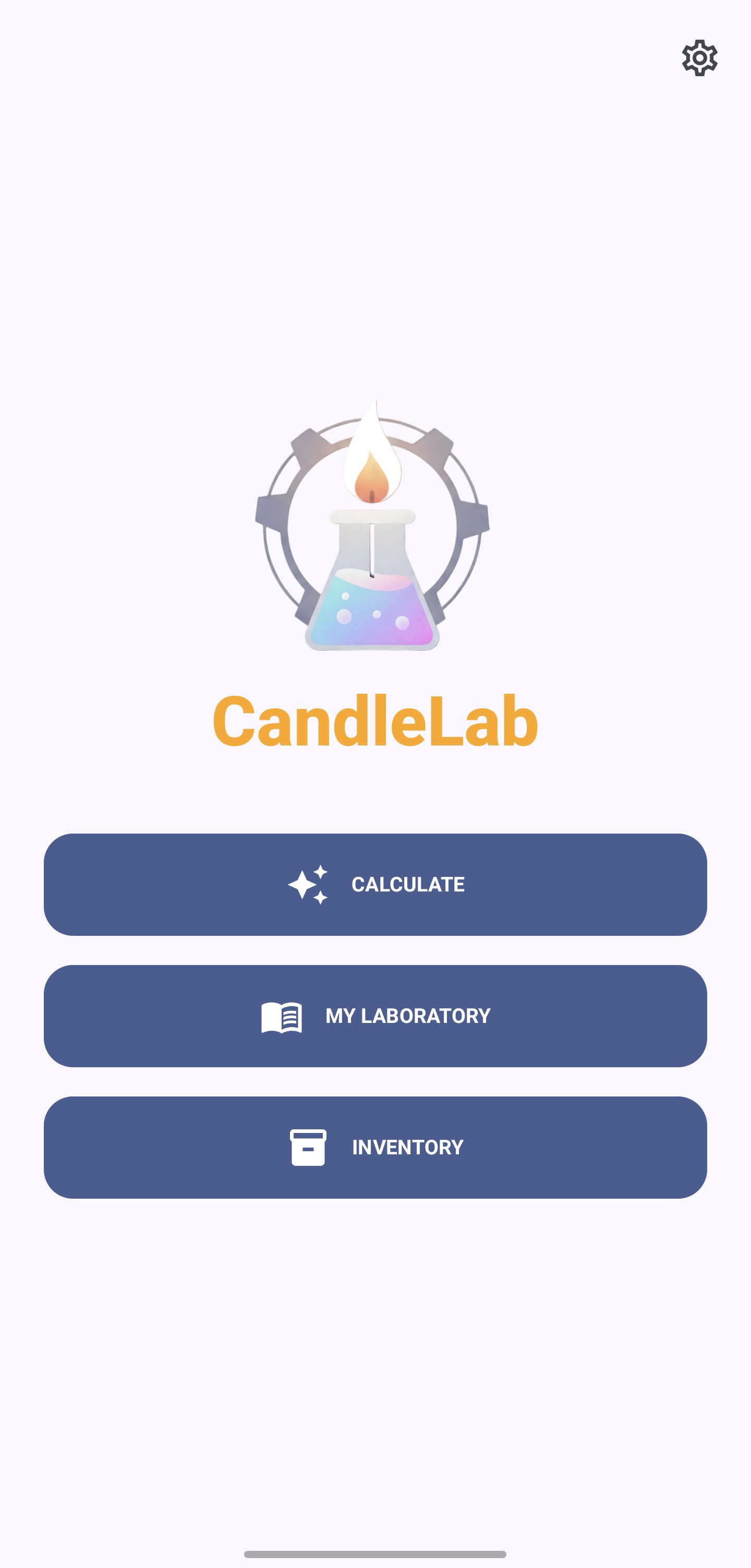 CandleLab App Interface